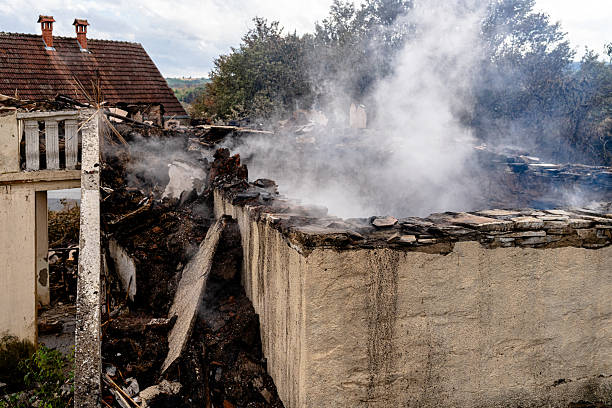 Professional Fire Damage Removal technician working in Paeonian Springs, VA